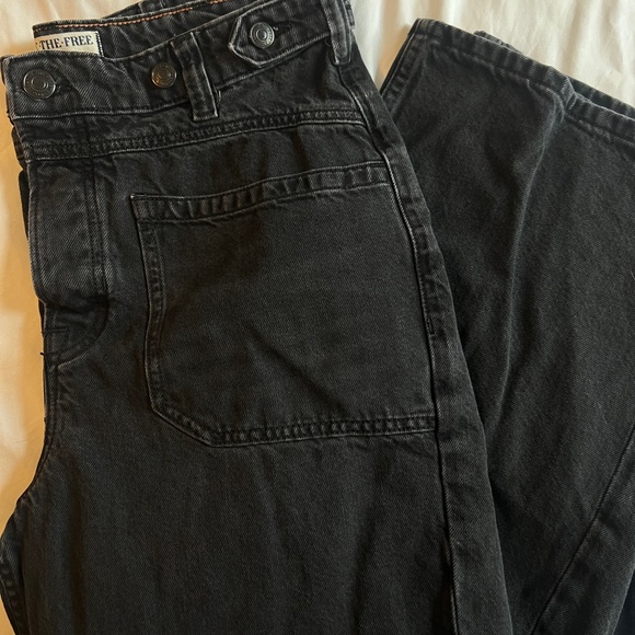 Free People We The Free Palmer Cuffed Jeans Size 30 - Picture 8 of 9